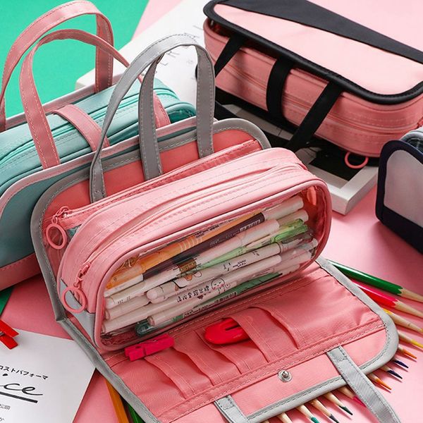 oxford cloth pencil bag portable large capacity cosmetic bag school supplies multi-function waterproof student stationery
oxford cloth pencil bag portable large capacity cosmetic bag school supplies multi-function waterproof student stationery