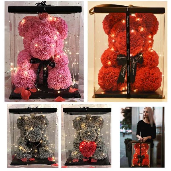 25cm 40cm bear of roses with led gift box bear rose soap foam flower artificial new year gifts for women valentines wedding party hh9-2179
25cm 40cm bear of roses with led gift box bear rose soap foam flower artificial new year gifts for women valentines wedding party hh9-2179