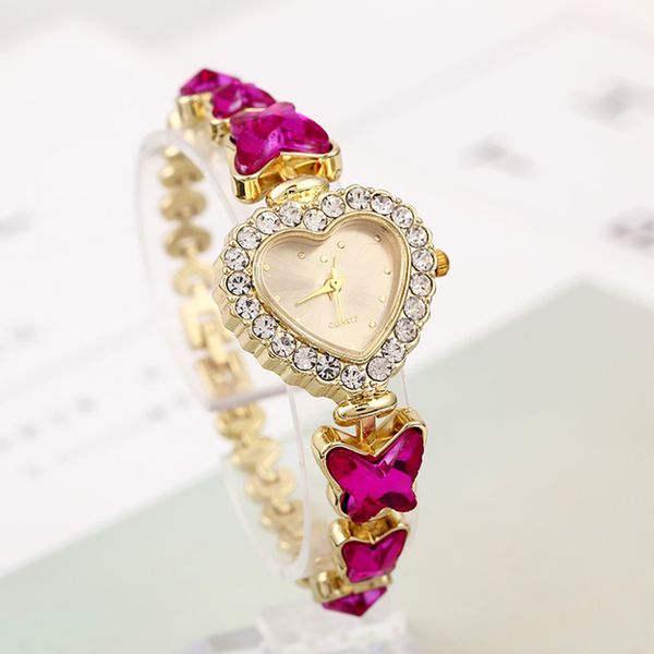 luxury rhinestone women watches heart-shaped dial stainless steel strip bracelet watch ladies quartz wristwatch simple xb40, Slivery;brown
luxury rhinestone women watches heart-shaped dial stainless steel strip bracelet watch ladies quartz wristwatch simple xb40, Slivery;brown