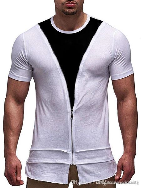 контраст цвет панелей o-образный вырез мужских tshirts с молнией с коротким рукавом черных и белые тощий мужские tops, White;black
контраст цвет панелей o-образный вырез мужских tshirts с молнией с коротким рукавом черных и белые тощий мужские tops, White;black