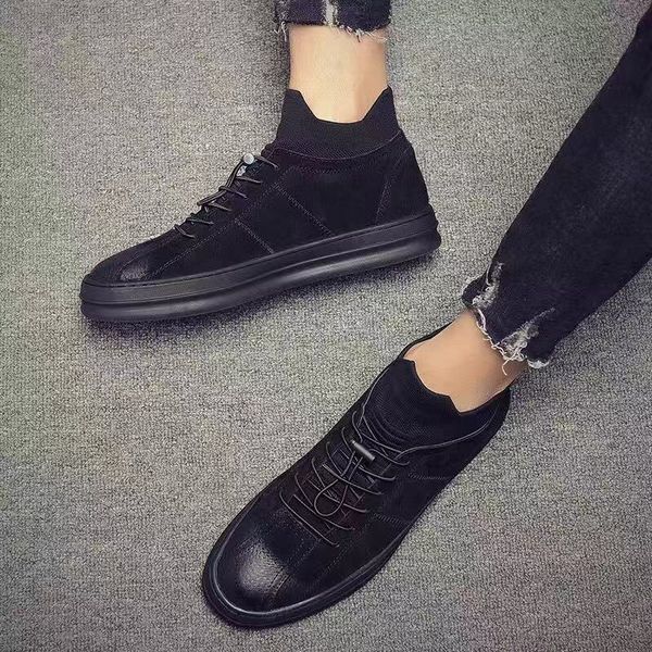 real leather fabric of science and technologyhigh designer shoes mens womens casual shoes z151, Black
real leather fabric of science and technologyhigh designer shoes mens womens casual shoes z151, Black