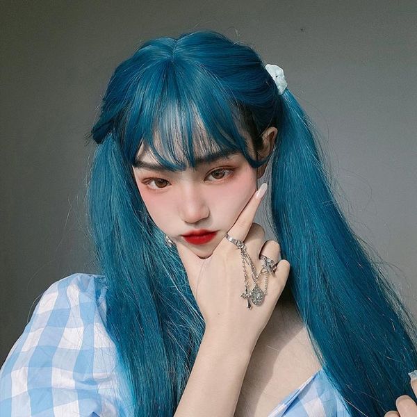 ailiade long straight blue wigs natural synthetic hair with bangs heat resistant for women girls cosplay lolita vacation, Black
ailiade long straight blue wigs natural synthetic hair with bangs heat resistant for women girls cosplay lolita vacation, Black