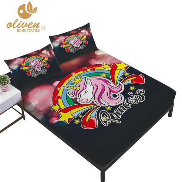 girl sweet unicorn sheet set kids colorful cartoon rainbow print fitted sheet flat bed linens twin full king bedding
girl sweet unicorn sheet set kids colorful cartoon rainbow print fitted sheet flat bed linens twin full king bedding