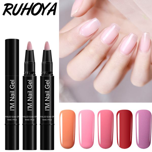 ruhoya glitter one step gel nail polish pen uv gel polish varnish nail art pencil manicure nails semi permanent 3 in 1pen, Red;pink
ruhoya glitter one step gel nail polish pen uv gel polish varnish nail art pencil manicure nails semi permanent 3 in 1pen, Red;pink