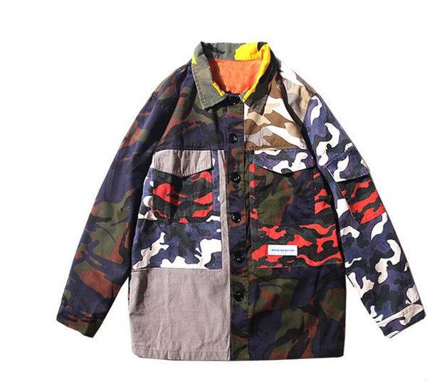camo color patchwork coaches jackets man hip hop casual tactical jacket military streetwear bomber windbreaker, Black;brown
camo color patchwork coaches jackets man hip hop casual tactical jacket military streetwear bomber windbreaker, Black;brown