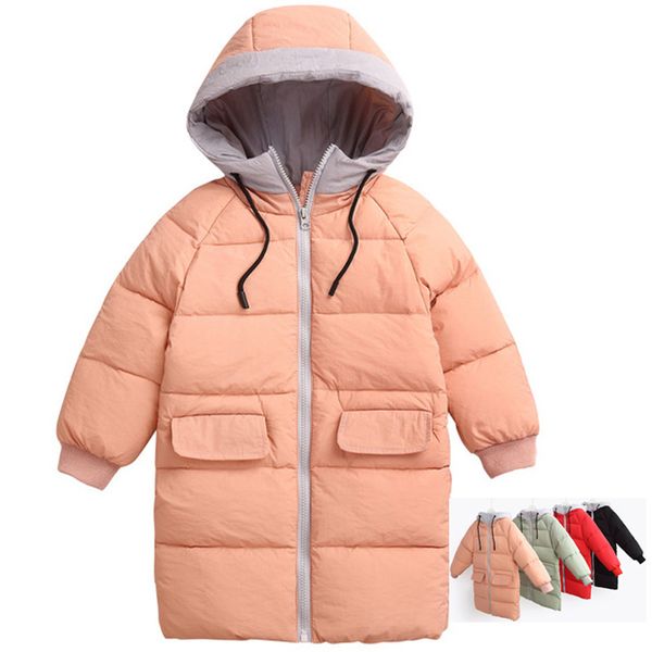 new boys girls winter coat kids down jacket parkas long warm hooded children winter outerwear, Blue;gray
new boys girls winter coat kids down jacket parkas long warm hooded children winter outerwear, Blue;gray