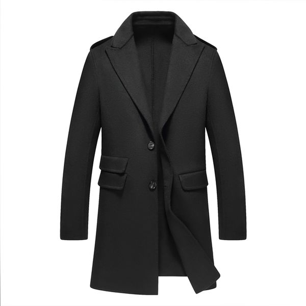 brand men wool coats autumn winter new solid color men's wool coats luxurious coat male, Black
brand men wool coats autumn winter new solid color men's wool coats luxurious coat male, Black
