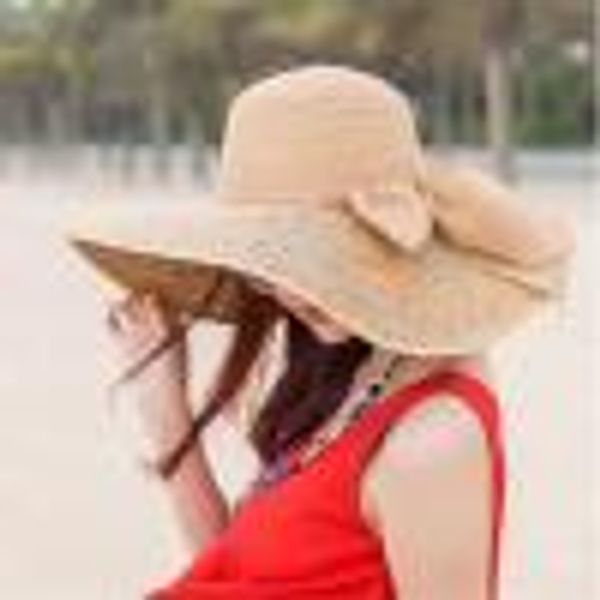 2019 women colorful big brim straw bow hat sun floppy wide brim hats beach cap 3.8, Blue;gray
2019 women colorful big brim straw bow hat sun floppy wide brim hats beach cap 3.8, Blue;gray