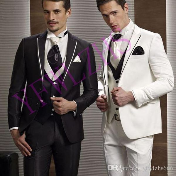 classic notch lapel wedding tuxedos slim fit suits for men groomsmen suit three pieces prom formal suits (jacket+pants+vest+tie) 651, Black;gray
classic notch lapel wedding tuxedos slim fit suits for men groomsmen suit three pieces prom formal suits (jacket+pants+vest+tie) 651, Black;gray