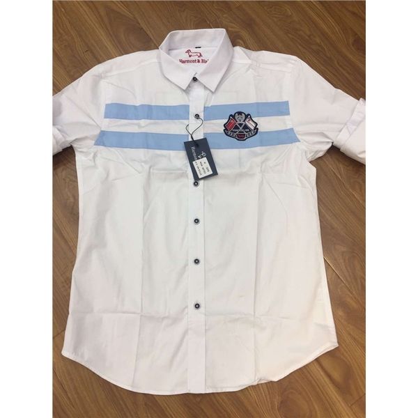 harmont&blaine italy brand men casual long sleeved chemise male slim shirt male social business dress shirt for men dress shirts, White;black
harmont&blaine italy brand men casual long sleeved chemise male slim shirt male social business dress shirt for men dress shirts, White;black