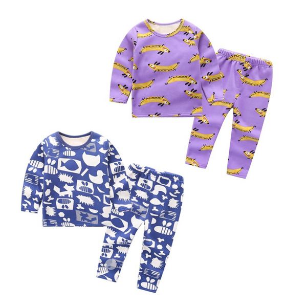 Comfotable Autumn Winter Casual Children Printing Long Sleeve Plus Velvet Pajamas Kids Two-piece Outfit Set
Comfotable Autumn Winter Casual Children Printing Long Sleeve Plus Velvet Pajamas Kids Two-piece Outfit Set