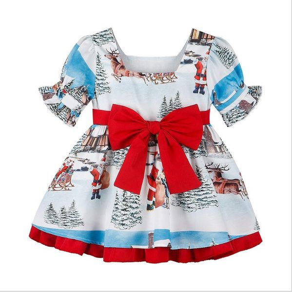 as ins new christmas explosion models children snowflake santa claus print big bow skirt girl dress new children's dress as, Black;red
as ins new christmas explosion models children snowflake santa claus print big bow skirt girl dress new children's dress as, Black;red