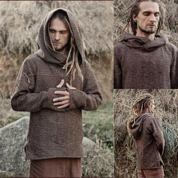 style - autumn 2019 men hooded retro long-sleeved hoodie brown pullover fashionable men, White;black
style - autumn 2019 men hooded retro long-sleeved hoodie brown pullover fashionable men, White;black