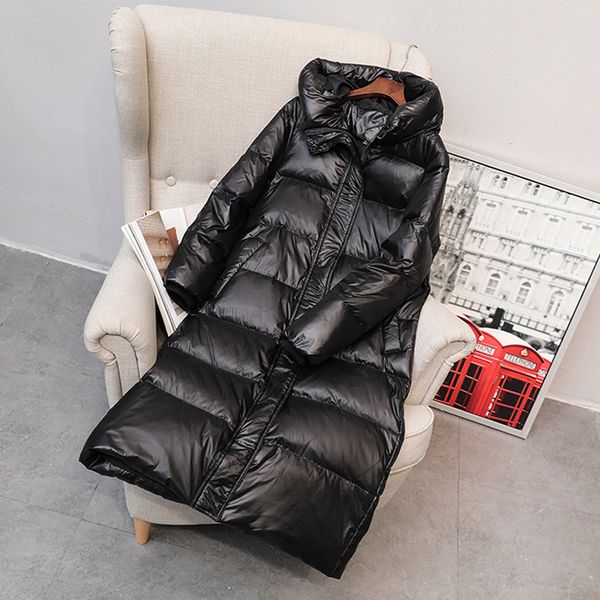 women winter jacket long thick coat for women hooded down parka warm female clothes waterproof 80% white duck down jacket, Black
women winter jacket long thick coat for women hooded down parka warm female clothes waterproof 80% white duck down jacket, Black