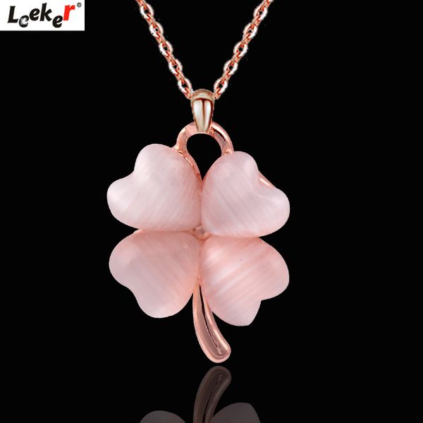 leeker pink white opal flower pendant necklace rose gold silver color chain choker necklace for women jewelry 076 lk8
leeker pink white opal flower pendant necklace rose gold silver color chain choker necklace for women jewelry 076 lk8
