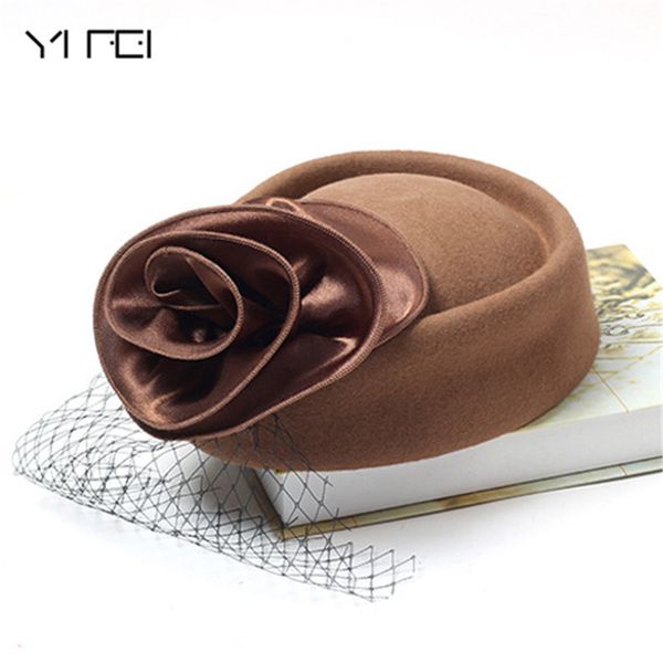 brand quality classic solid flower beret caps wool felt winter women hat elegant hat wedding fedora flat formal, Blue;gray
brand quality classic solid flower beret caps wool felt winter women hat elegant hat wedding fedora flat formal, Blue;gray