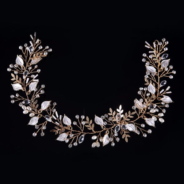 rose gold wedding hair accessories head band crystal pearl headdress headpiece leaf tiara headband hairband bridal jewelry a484, Golden;white
rose gold wedding hair accessories head band crystal pearl headdress headpiece leaf tiara headband hairband bridal jewelry a484, Golden;white