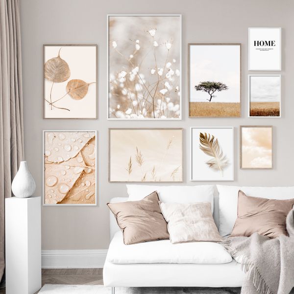 poster yellow wheat field beige leaves feather small white flowers canvas painting wall art print for living room home decor
poster yellow wheat field beige leaves feather small white flowers canvas painting wall art print for living room home decor