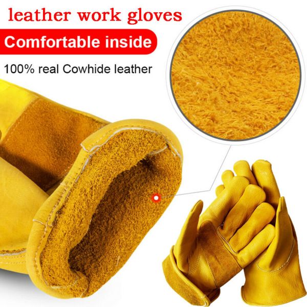 men cowhide driver glove fleece lined leather breathable skid abrasion resistant work safe gloves garden motorcycle driving s-xl, Black;gray 
men cowhide driver glove fleece lined leather breathable skid abrasion resistant work safe gloves garden motorcycle driving s-xl, Black;gray