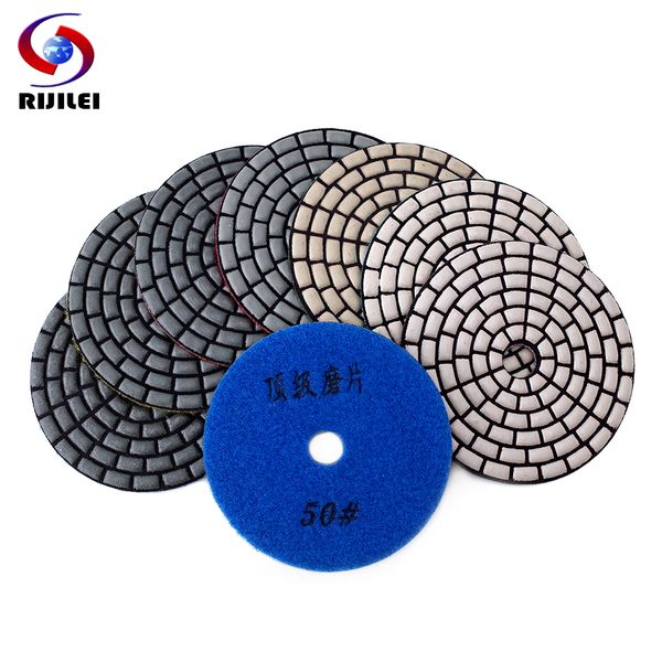 rijilei 7pcs super 100mm dry polishing pads sharp 4inch diamond polishing pad for granite marble concrete floor grinding disc
rijilei 7pcs super 100mm dry polishing pads sharp 4inch diamond polishing pad for granite marble concrete floor grinding disc