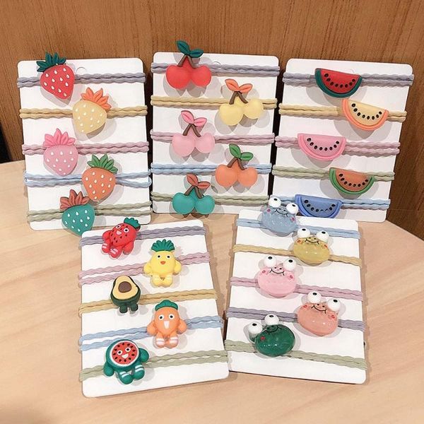 5pcs/set korean cute cartoon fruit girls elastic rubber band scrunchies ponytail holder headbands kids hair accessories, Slivery;white
5pcs/set korean cute cartoon fruit girls elastic rubber band scrunchies ponytail holder headbands kids hair accessories, Slivery;white
