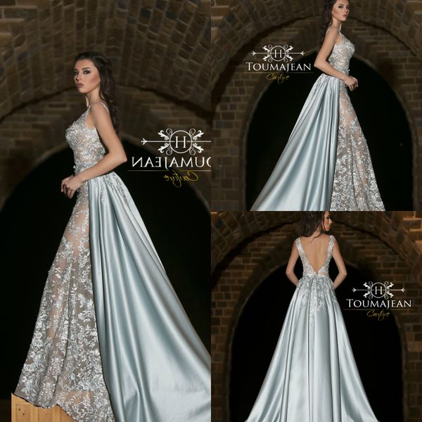toumajean a line prom dressess lace applique with detachable satin overskirts evening gowns formal party dress robes de soirée, Black
toumajean a line prom dressess lace applique with detachable satin overskirts evening gowns formal party dress robes de soirée, Black