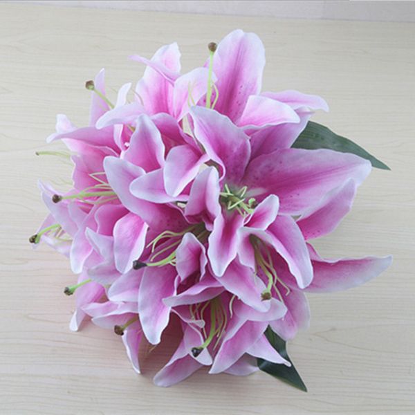 simulation artificial flower fake lily bouquet home wedding party garden decoration lxy9
simulation artificial flower fake lily bouquet home wedding party garden decoration lxy9