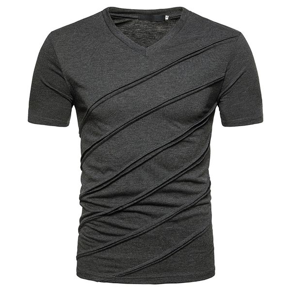 fashion personality men's t shirt homme casual slim solid short sleeve t shirt mens clothing poleras hombre camiseta 2019, White;black
fashion personality men's t shirt homme casual slim solid short sleeve t shirt mens clothing poleras hombre camiseta 2019, White;black
