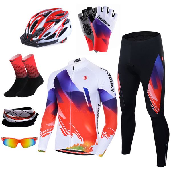 racing sets pro cycle clothing mtb bicycle jersey cycling set men summer long sleeve women bike clothes 3d padded equipment suit, Black;blue
racing sets pro cycle clothing mtb bicycle jersey cycling set men summer long sleeve women bike clothes 3d padded equipment suit, Black;blue