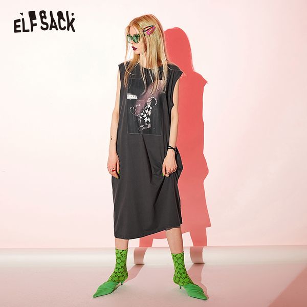 elfsack vintage print black cotton women dresses casual o-neck sleeveless hoiiday dress 2019 summer a-line mid-calf femme dress, Black;gray
elfsack vintage print black cotton women dresses casual o-neck sleeveless hoiiday dress 2019 summer a-line mid-calf femme dress, Black;gray