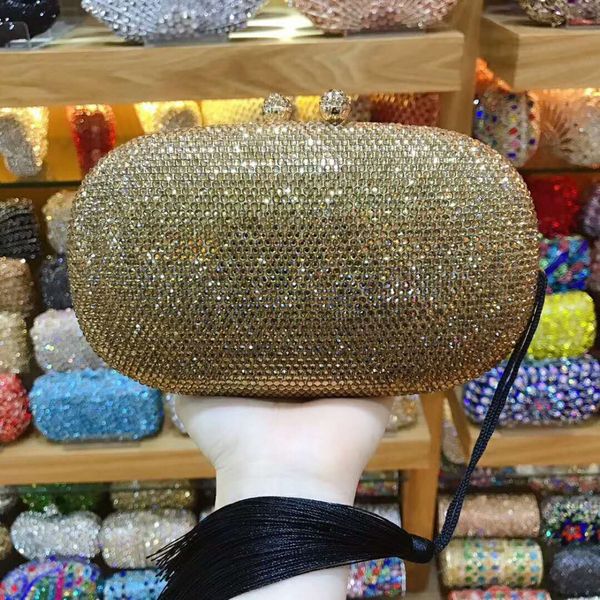 xiyuan luxury gold crystal evening purse handcraft rhinestones party clutch bags soiree sac pochette women wedding bride pouch
xiyuan luxury gold crystal evening purse handcraft rhinestones party clutch bags soiree sac pochette women wedding bride pouch