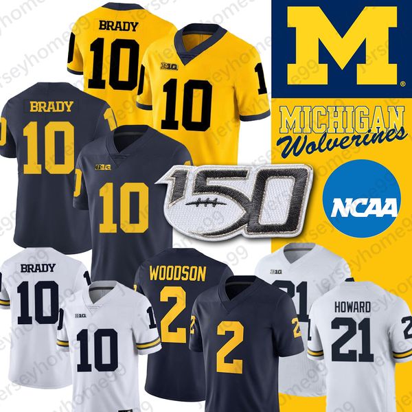 NCAA Michigan Wolverines Jersey Desmond Howard 10 Tom Brady 2 Charles Woodson Shea Patterson College Football Jersey
NCAA Michigan Wolverines Jersey Desmond Howard 10 Tom Brady 2 Charles Woodson Shea Patterson College Football Jersey