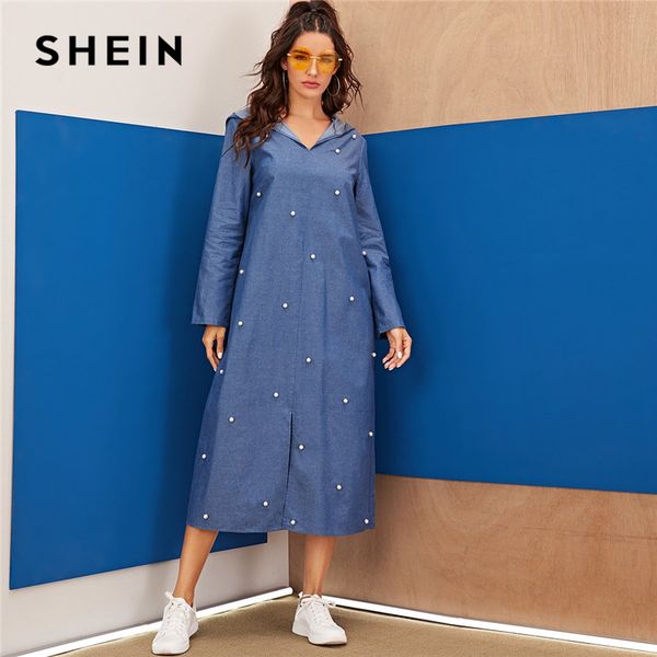 shein blue abaya pearls beaded split hem denim hoodie dress women autumn long sleeve solid loose casual long dresses, Black;gray
shein blue abaya pearls beaded split hem denim hoodie dress women autumn long sleeve solid loose casual long dresses, Black;gray