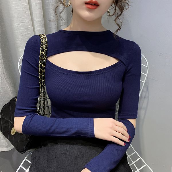 long sleeve t-shirt womens pullover fashion hollow t-shirt hole sleeve t-shirt, White
long sleeve t-shirt womens pullover fashion hollow t-shirt hole sleeve t-shirt, White