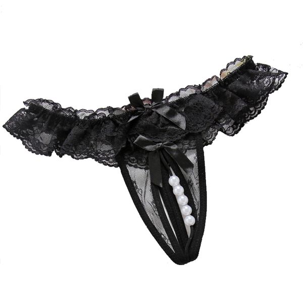 erotic women thongs and g strings pearls tangas crotch less intimates women panties underwear lace bow transparent briefs, Black;pink
erotic women thongs and g strings pearls tangas crotch less intimates women panties underwear lace bow transparent briefs, Black;pink