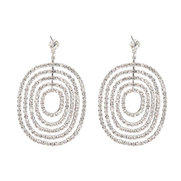 large round drop earrings bride teardrop shape crystal earrings for women rhinestone dangle wedding earring jewelry e600, Silver
large round drop earrings bride teardrop shape crystal earrings for women rhinestone dangle wedding earring jewelry e600, Silver