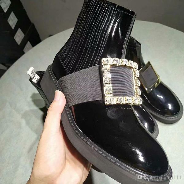 autumn and winter new short boots rhinestones square buckle flat bottom with a single martin boots female british style casual fashion
autumn and winter new short boots rhinestones square buckle flat bottom with a single martin boots female british style casual fashion