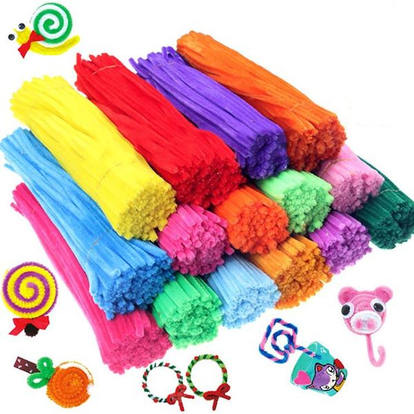 100pcs/pack kids diy plush chenille sticks chenille stem pipe cleaner kindergarten colorful twist rods educational toys crafts for kids
100pcs/pack kids diy plush chenille sticks chenille stem pipe cleaner kindergarten colorful twist rods educational toys crafts for kids