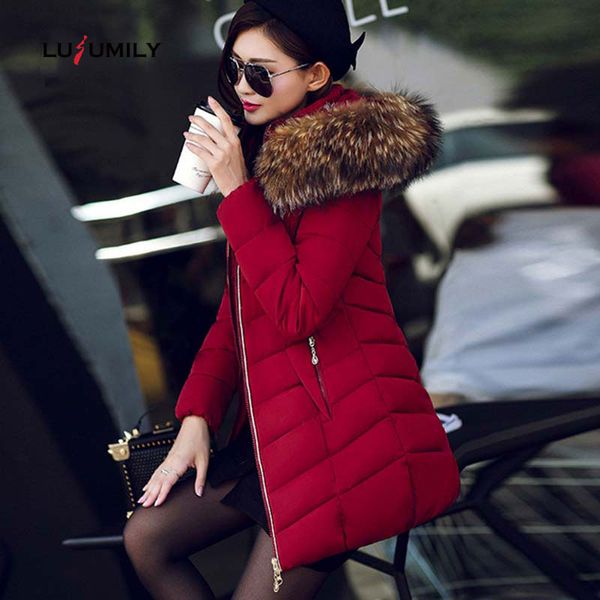 lusumily women winter jacket 2019 new warm parkas female overcoat outerwear hooded cotton coat plus size long thick parka, Tan;black
lusumily women winter jacket 2019 new warm parkas female overcoat outerwear hooded cotton coat plus size long thick parka, Tan;black