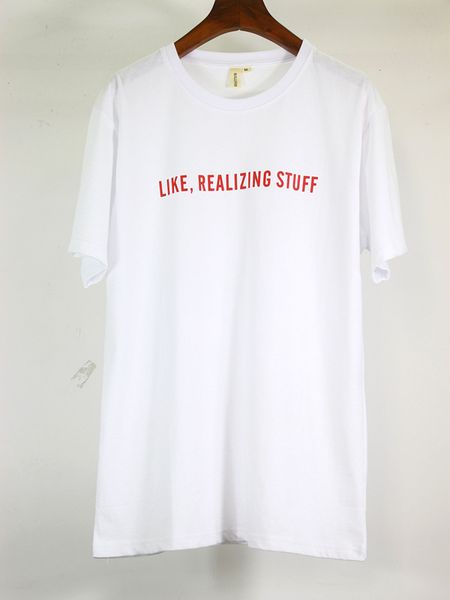 19SS New Black White Short-sleeved T-shirt Lovers' Blouses Pure Cotton Womens Designer T Shirtsfashion Letter White T-shirt