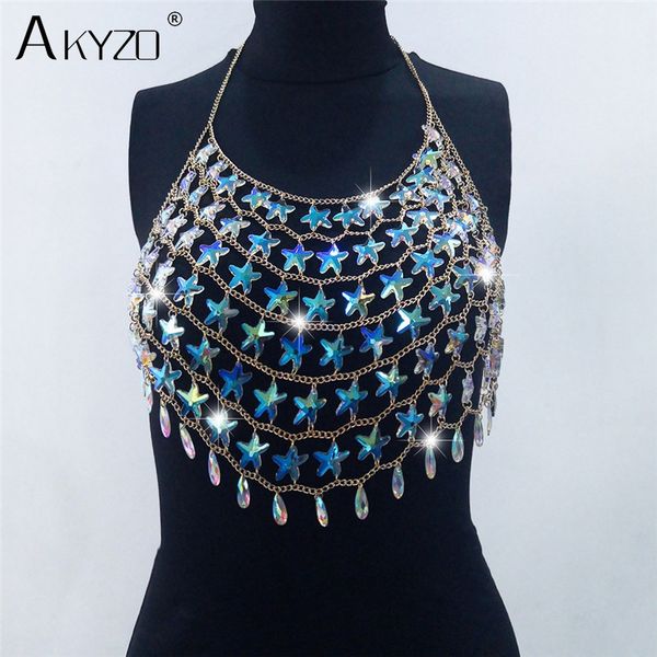 bling chest chain star sequins crop women summer beach halter sparkling nightclub party cropped backless tank, White
bling chest chain star sequins crop women summer beach halter sparkling nightclub party cropped backless tank, White