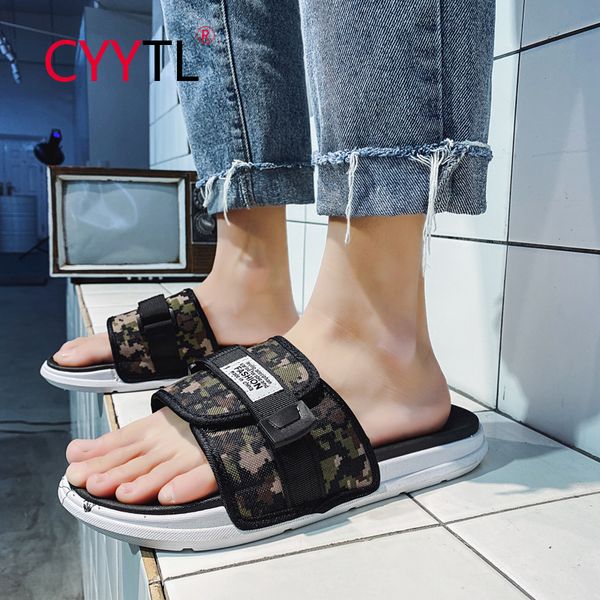 slippers cyytl men breathable open toe sandals non-slip adjustable summer beach wear camouflage chinelos feminino de quarto, Black
slippers cyytl men breathable open toe sandals non-slip adjustable summer beach wear camouflage chinelos feminino de quarto, Black