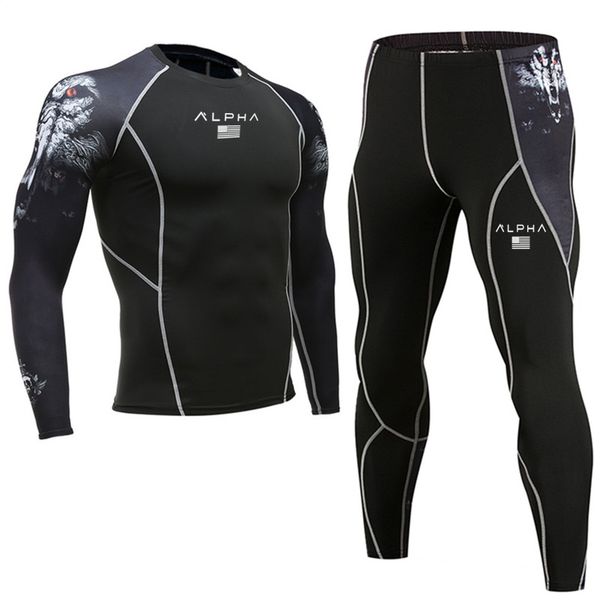 men sports suit compression t-shirt legging quick dry running jogging gym fitness trained sports suit men sportswear 2 pce, Black;blue
men sports suit compression t-shirt legging quick dry running jogging gym fitness trained sports suit men sportswear 2 pce, Black;blue