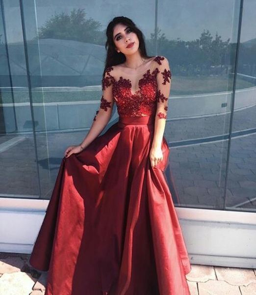 saudi arabic wine red lace evening dress with half sleeves a-line long formal party dresses appliques o-neck 2019 vestido longo, White;black
saudi arabic wine red lace evening dress with half sleeves a-line long formal party dresses appliques o-neck 2019 vestido longo, White;black