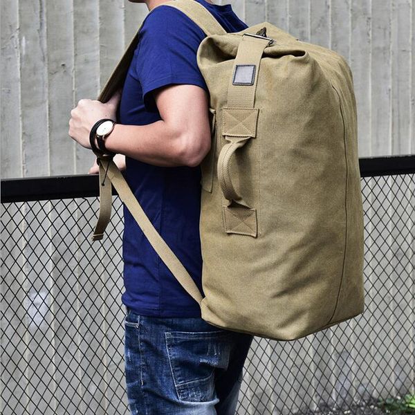 multi-purpose canvas backpack solid color men weekend sports travel duffle bags outdoor tactical rucksack
multi-purpose canvas backpack solid color men weekend sports travel duffle bags outdoor tactical rucksack