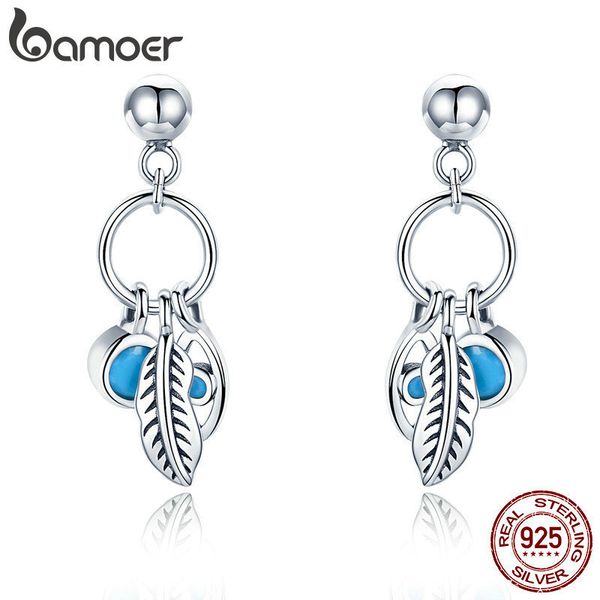bamoer 100% 925 sterling silver vintage bohemian feathers blue eye stud earrings for women sterling silver jewelry sce436 t7190617, Golden;silver
bamoer 100% 925 sterling silver vintage bohemian feathers blue eye stud earrings for women sterling silver jewelry sce436 t7190617, Golden;silver