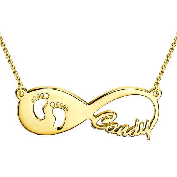 Custom Name on Infinity Necklace Pendant with Bear Claw Alphabet Script Style Any Nameplate for Women Family Jewelry Birthday Gift, Silver
Custom Name on Infinity Necklace Pendant with Bear Claw Alphabet Script Style Any Nameplate for Women Family Jewelry Birthday Gift, Silver