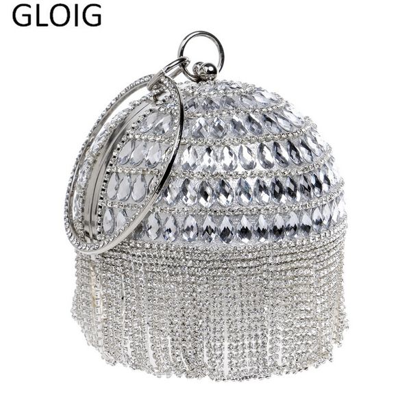 gloig tassel women day clutches rhinestones circular shaped wedding evening bags beaded party purse
gloig tassel women day clutches rhinestones circular shaped wedding evening bags beaded party purse