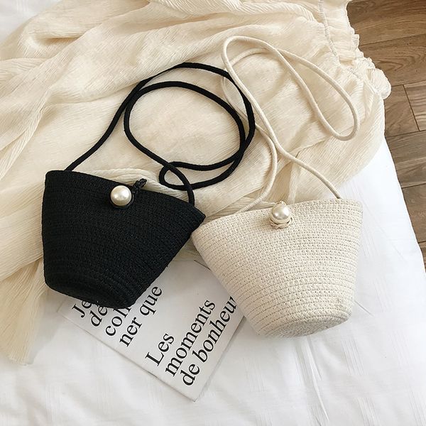new bohemia beach bag women vintage pearl hasp hand-woven straw bag summer travel single shoulder bucket bags messenger#h25
new bohemia beach bag women vintage pearl hasp hand-woven straw bag summer travel single shoulder bucket bags messenger#h25