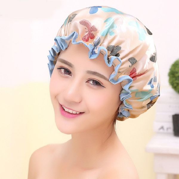 butterfly women shower cap waterproof shower hair cap double layer bathing cap hat randomly color bathroom accessories
butterfly women shower cap waterproof shower hair cap double layer bathing cap hat randomly color bathroom accessories